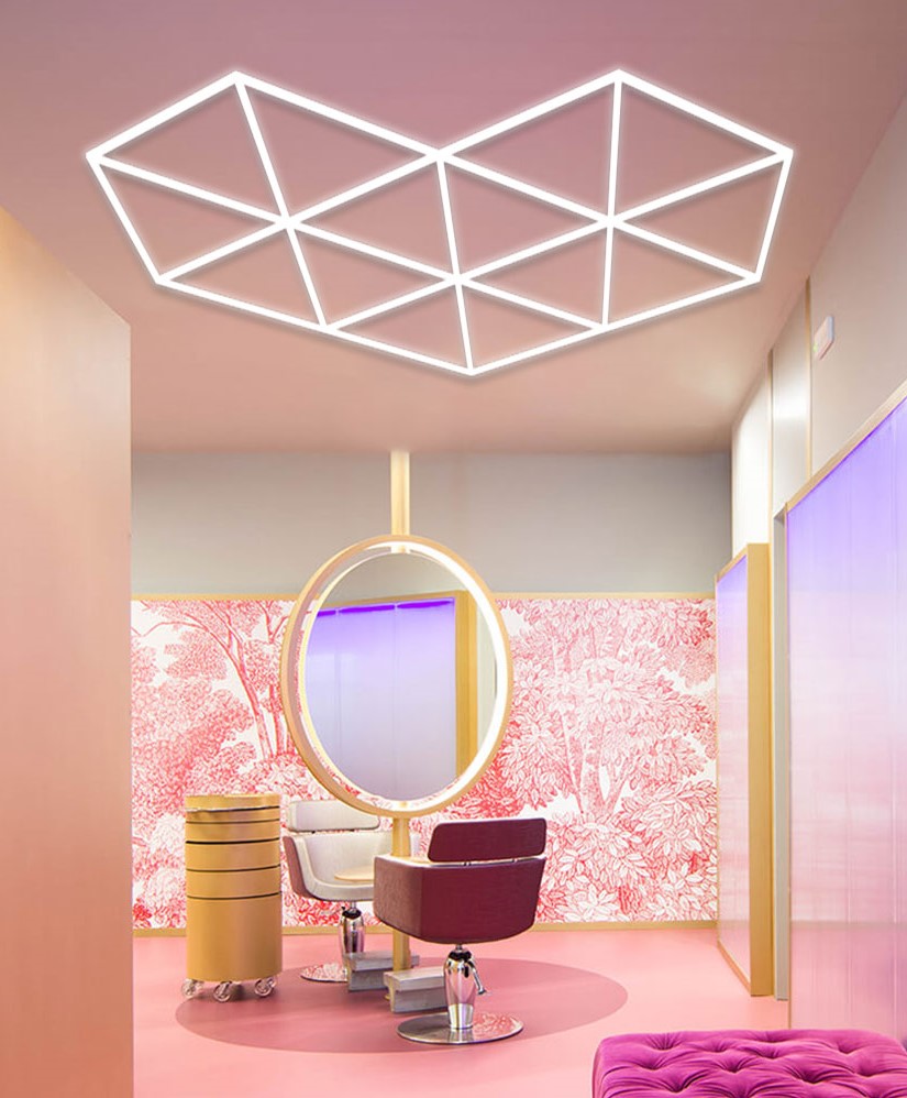 Iluminação LED para barbearias e salões de cabeleireiro