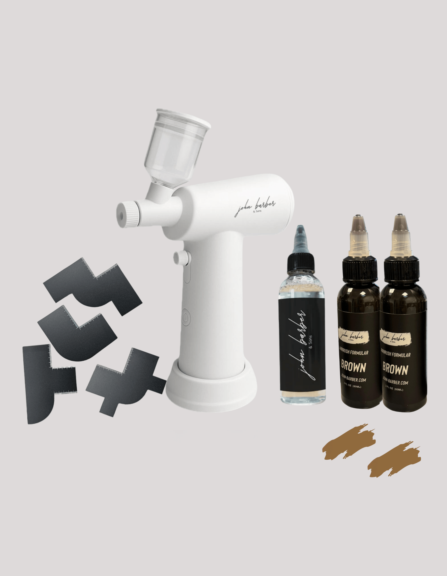 مجموعة إيربروش كاملة – أداة دقيقة للحلاقين ومصففي الشعر