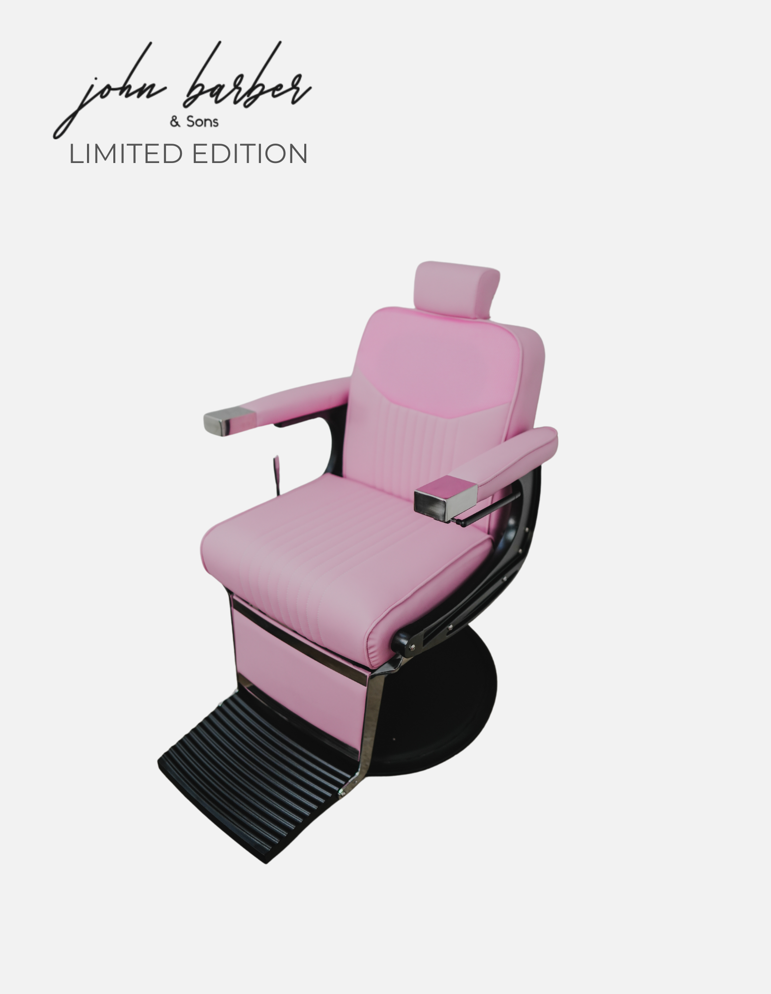 New School Barber Chair Standard Pink Limited Edition