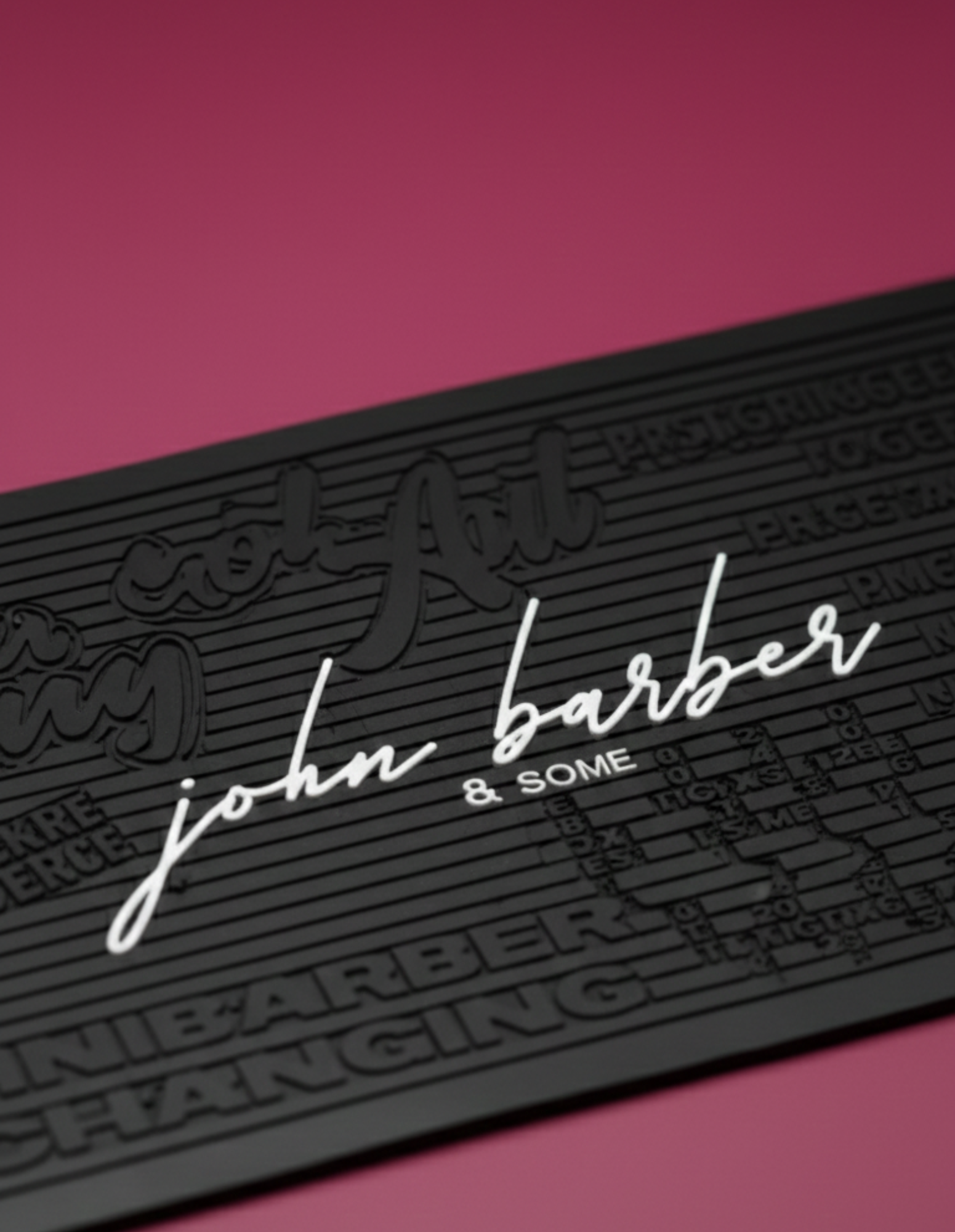 Station mat barber silicone mat