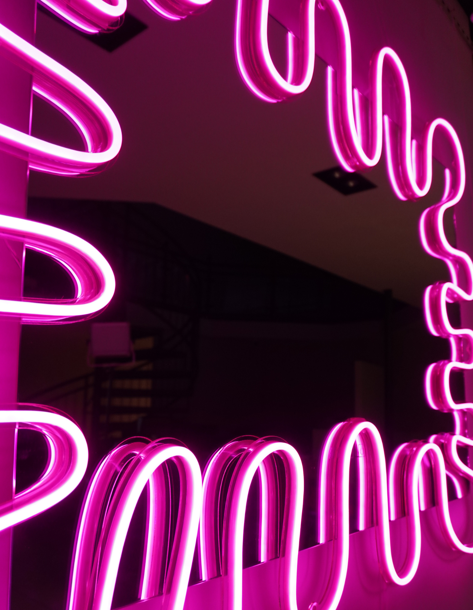 Neon Splash Mirror Frame with or without Mirror for Barbershops & Salons – Inspired by Barber Nils Studio