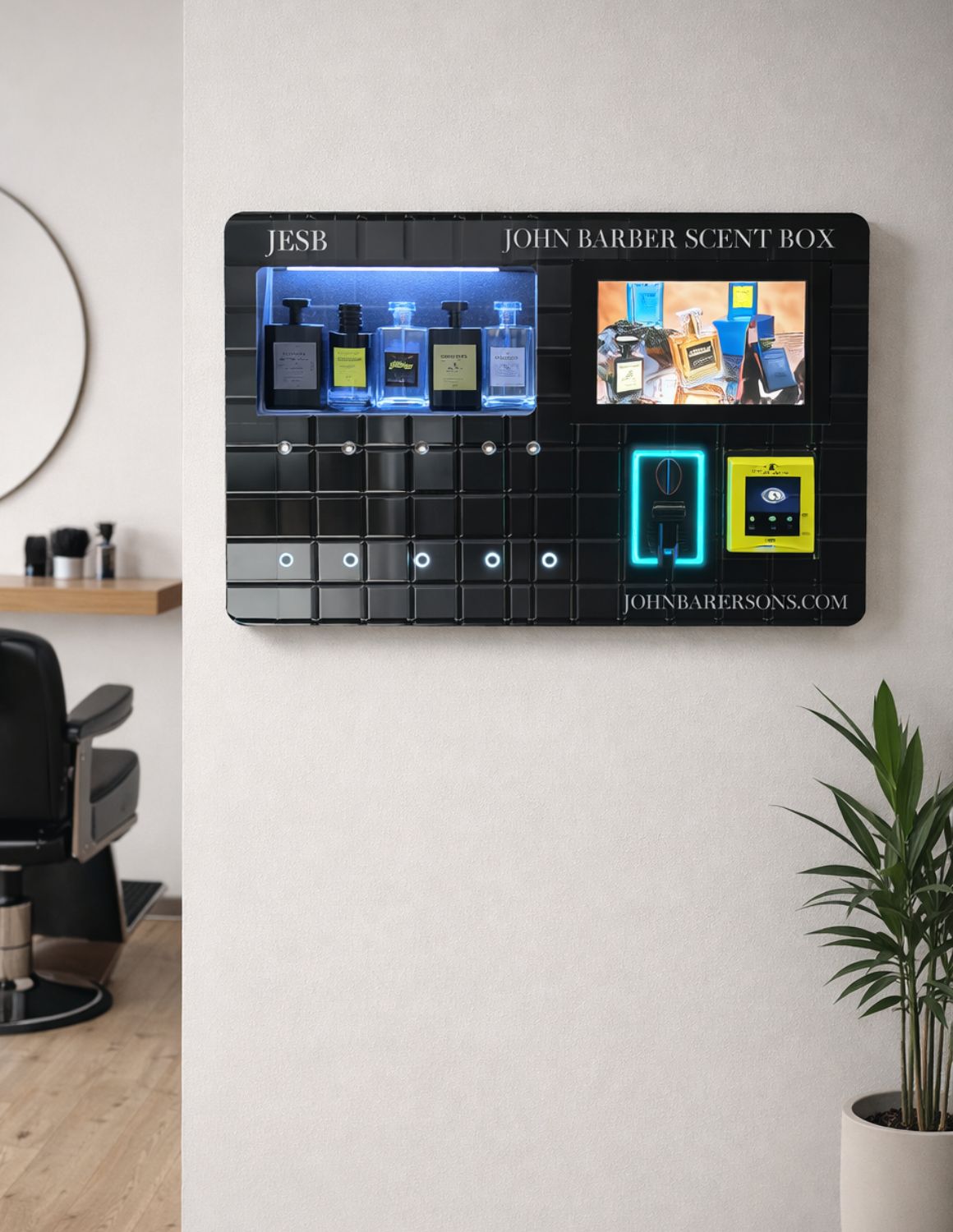 John Barber Scent Box Parfüm Automat Verkaufsautomat