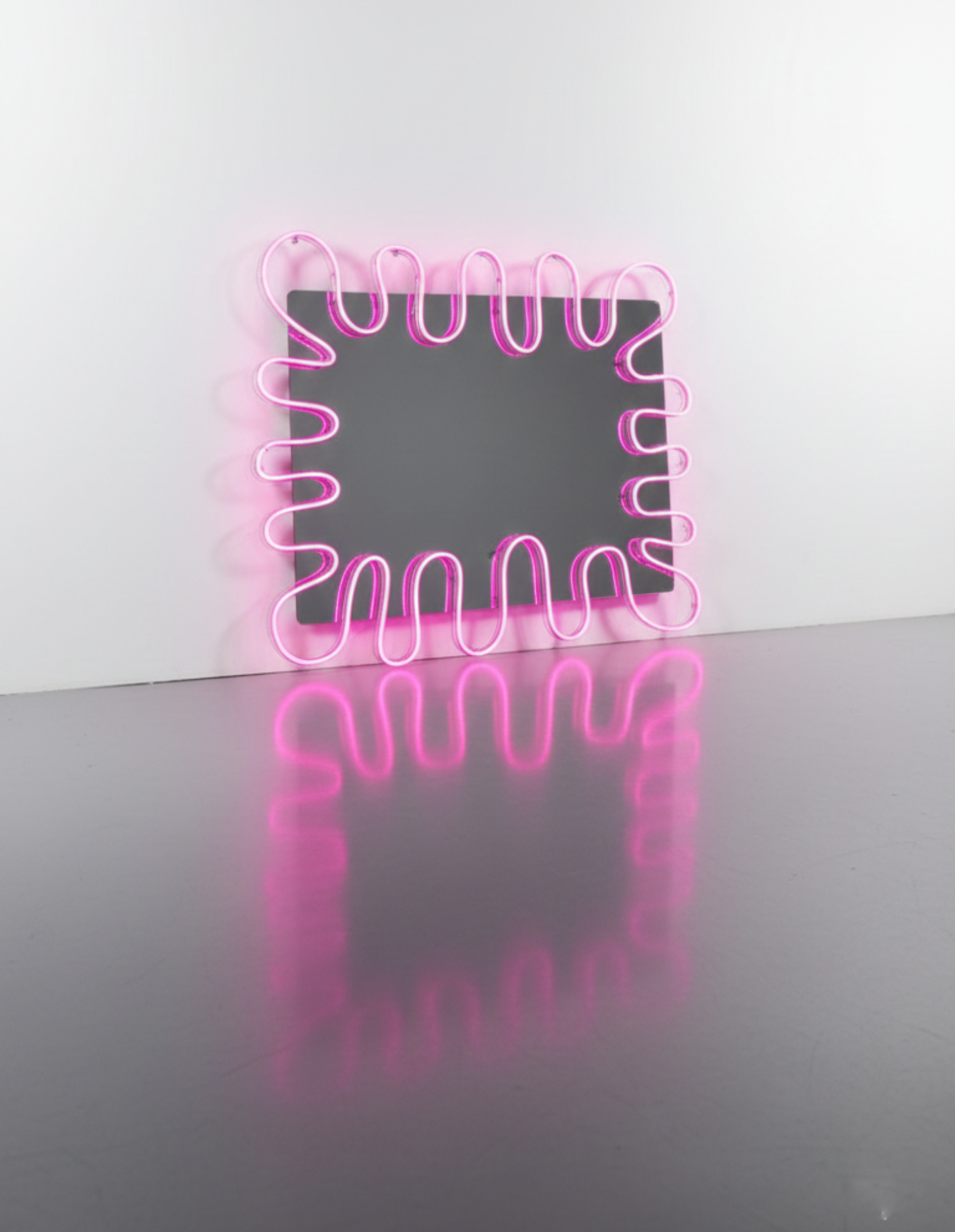 Neon Splash Mirror Frame with or without Mirror for Barbershops & Salons – Inspired by Barber Nils Studio