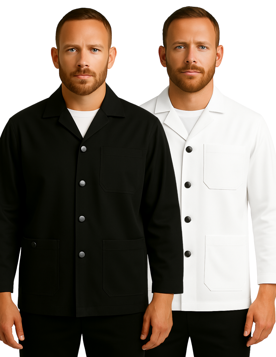 Klasični Barber Ogrtač / Barber Jacket – Profesionalna radna odjeća za frizere i barbere