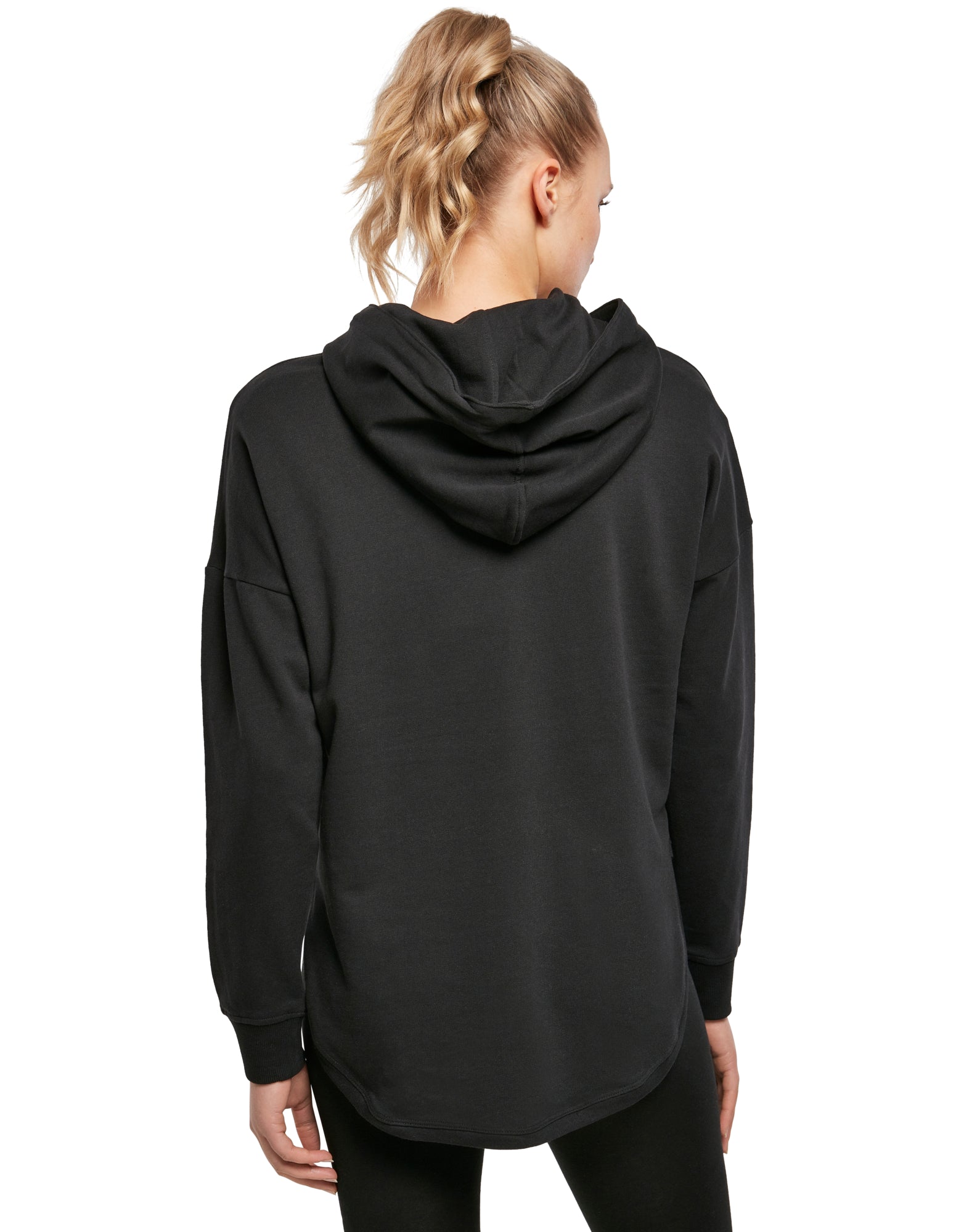 Loose ladies hoodie for your store, studio or salon with your logo