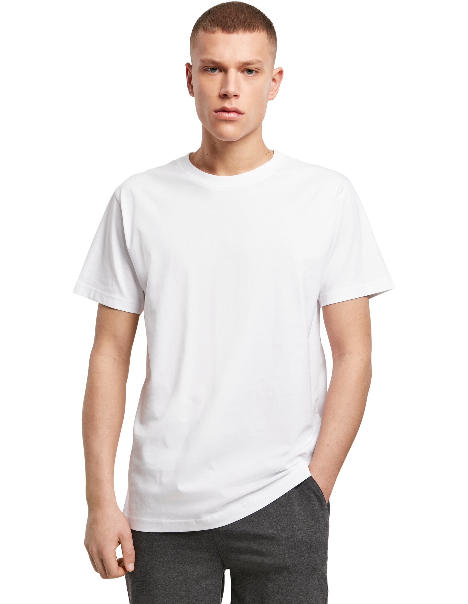 Eco-friendly round-neck T-shirt with your logo