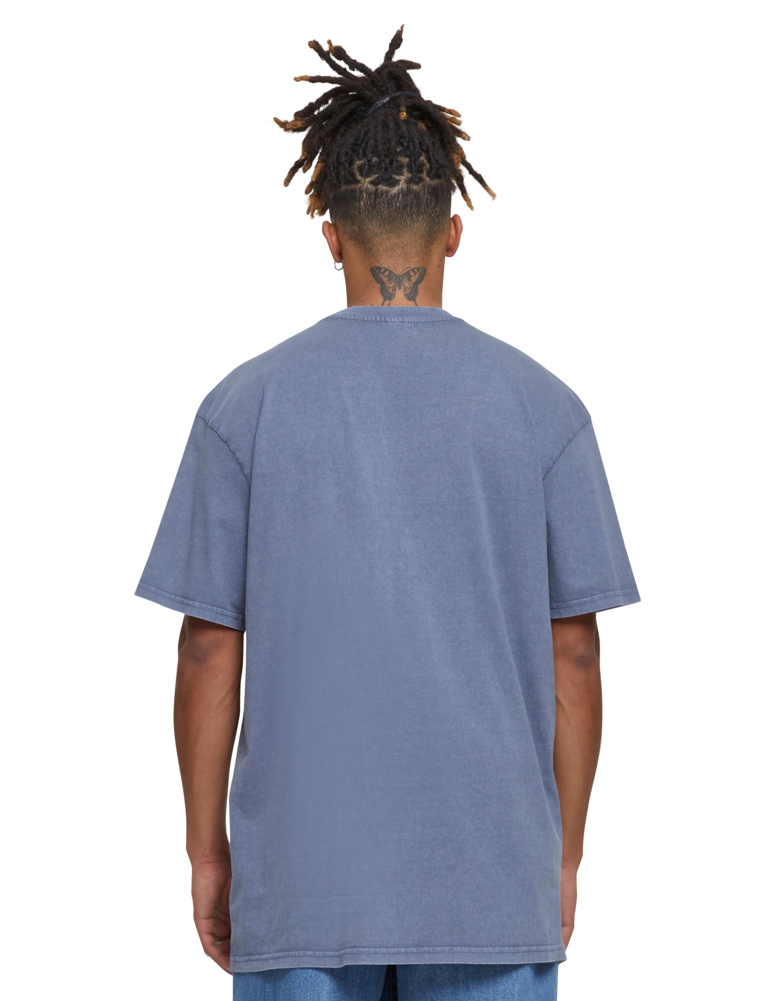 Oversized T-shirt in "Acid Washed" stijl met jouw logo