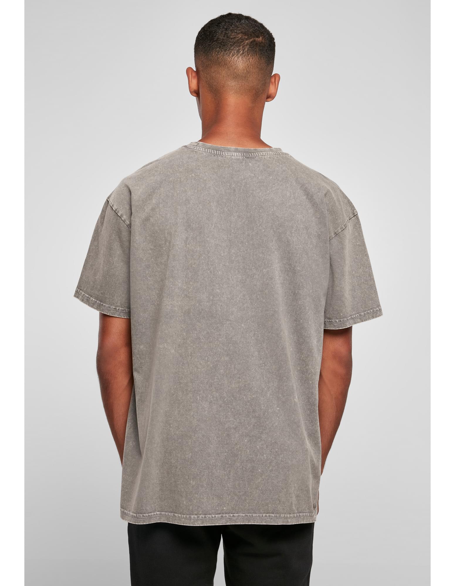 Oversized T-shirt i "Acid Washed"-stil med din logotyp