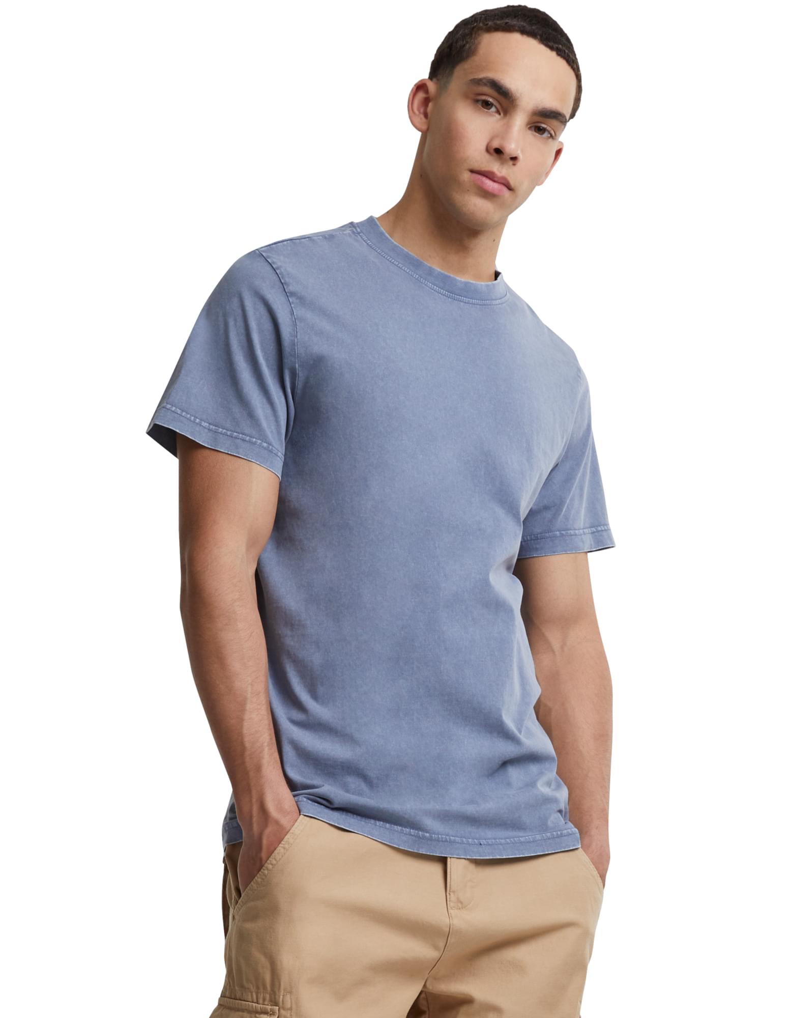 T-shirt in "acid washed" style with your logo