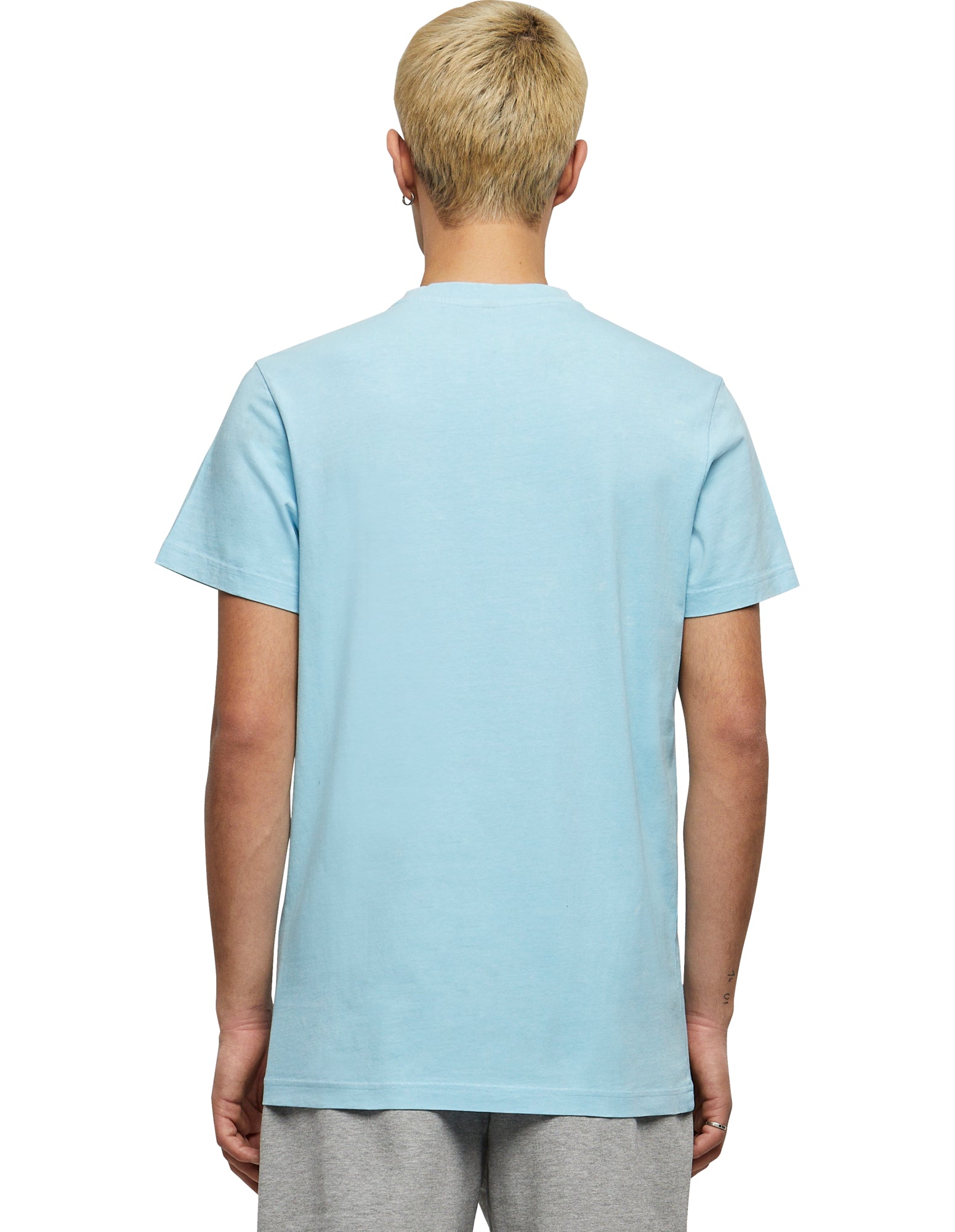 T-shirt in "acid washed" stijl met jouw logo