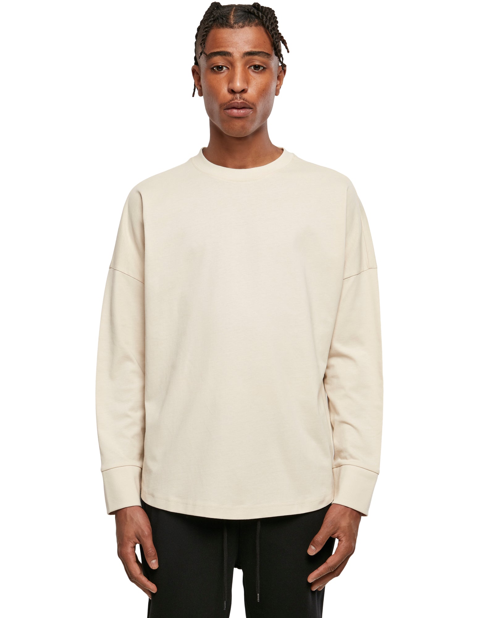 Loose long-sleeved store top with your logo