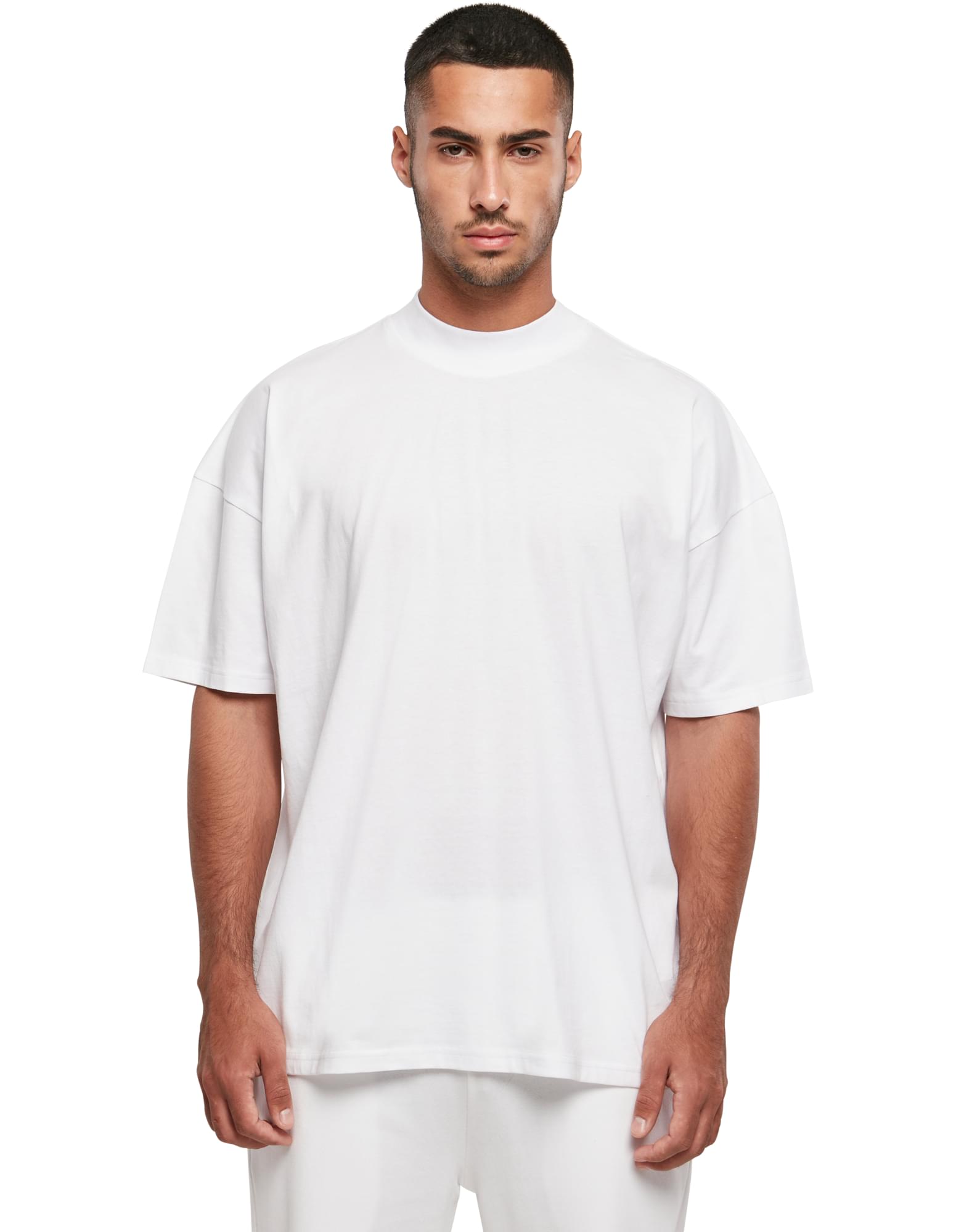 Store T-shirt with "mock neck" collar with your logo