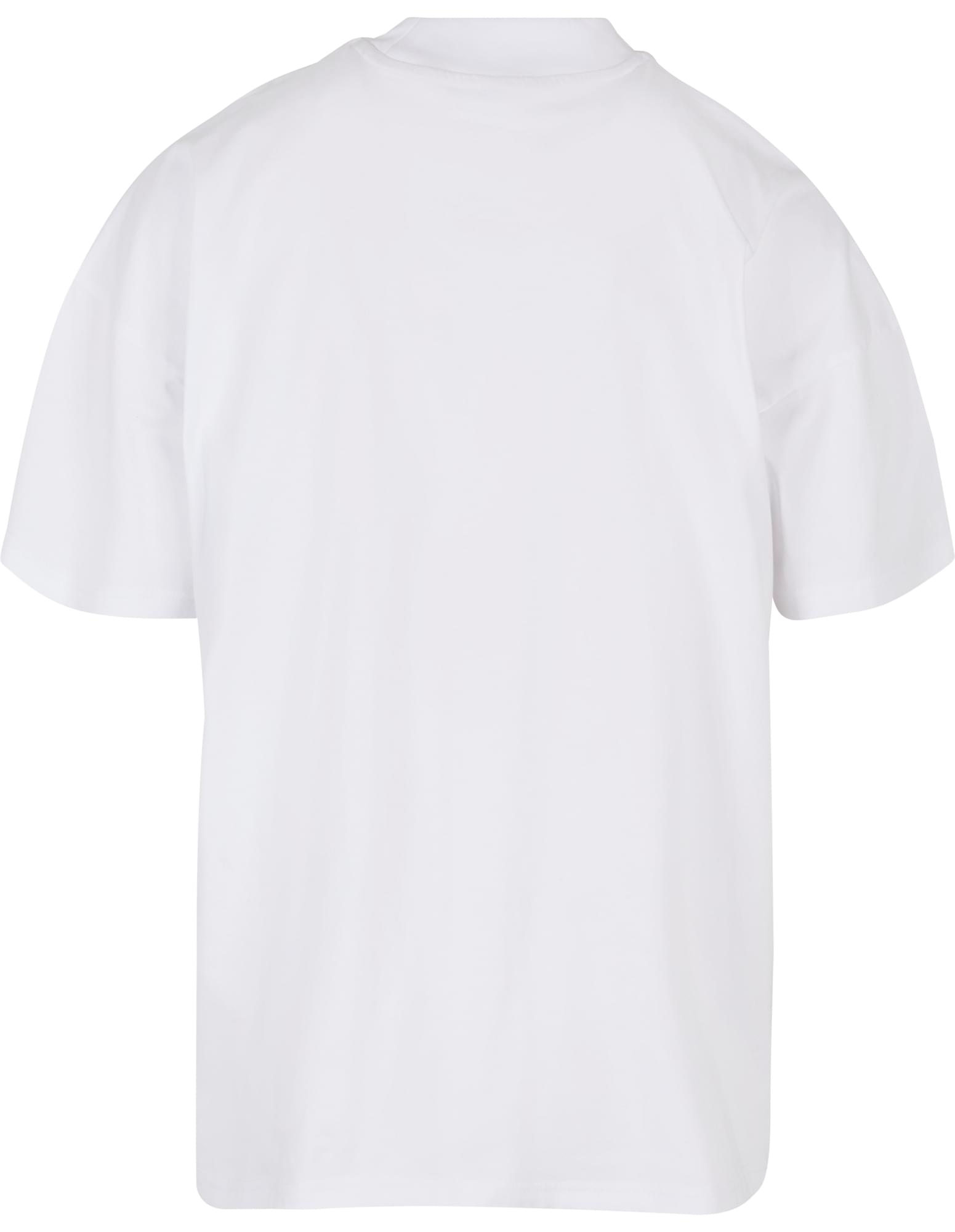 Shop T-shirt met "mock neck" kraag met je logo