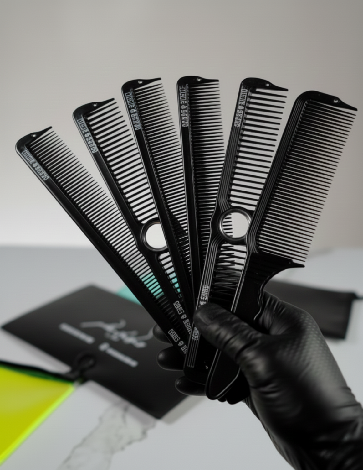 JBS Barber & Hairdresser Eagle Fidget Pro comb set for professional styling
