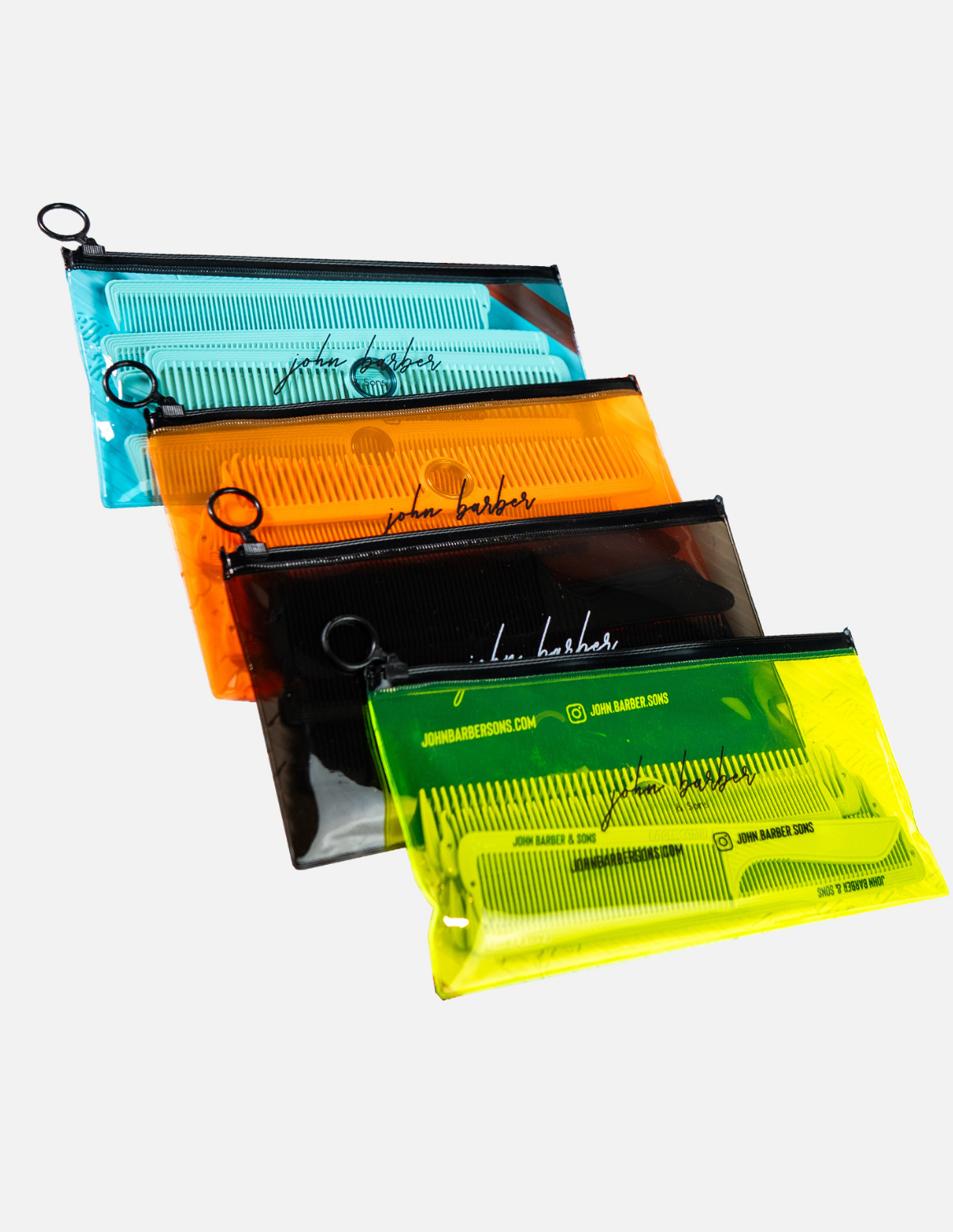 JBS Barber & Hairdresser Eagle Fidget Pro comb set for professional styling
