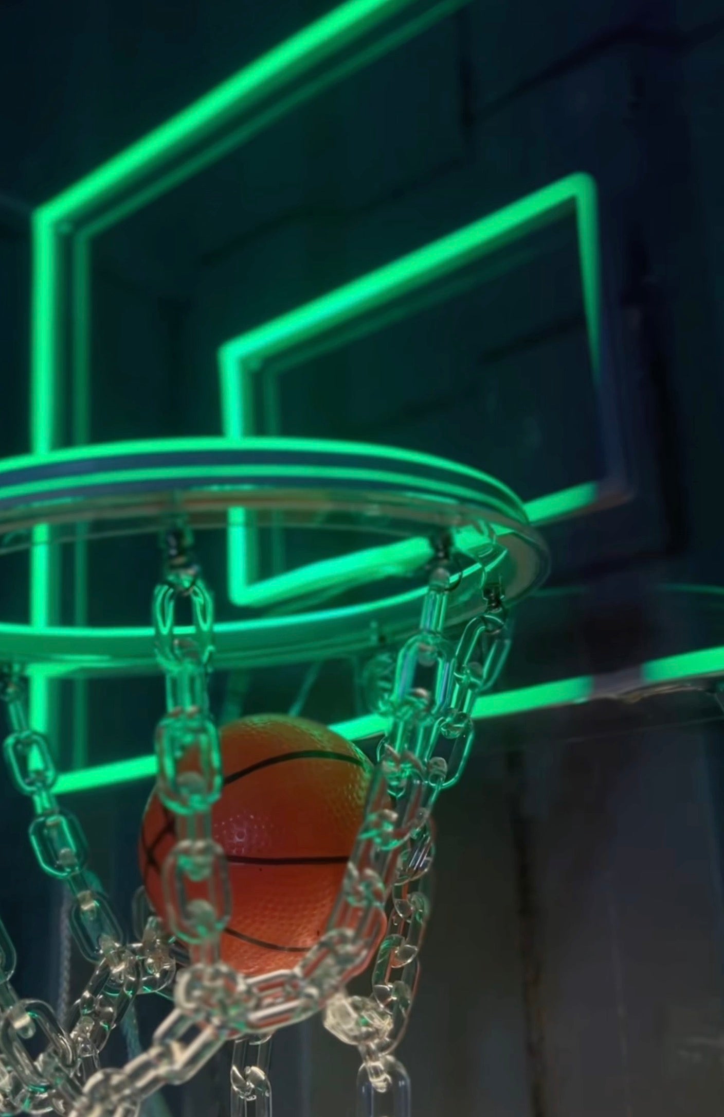 Canestro da basket NEON Design "Hoop Neon