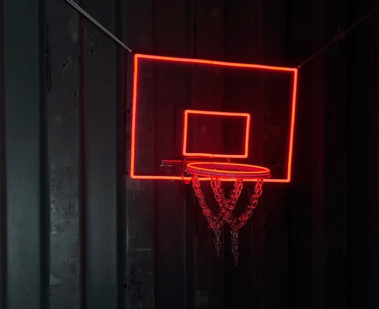 Basketballkorb NEON Design "Hoop Neon"