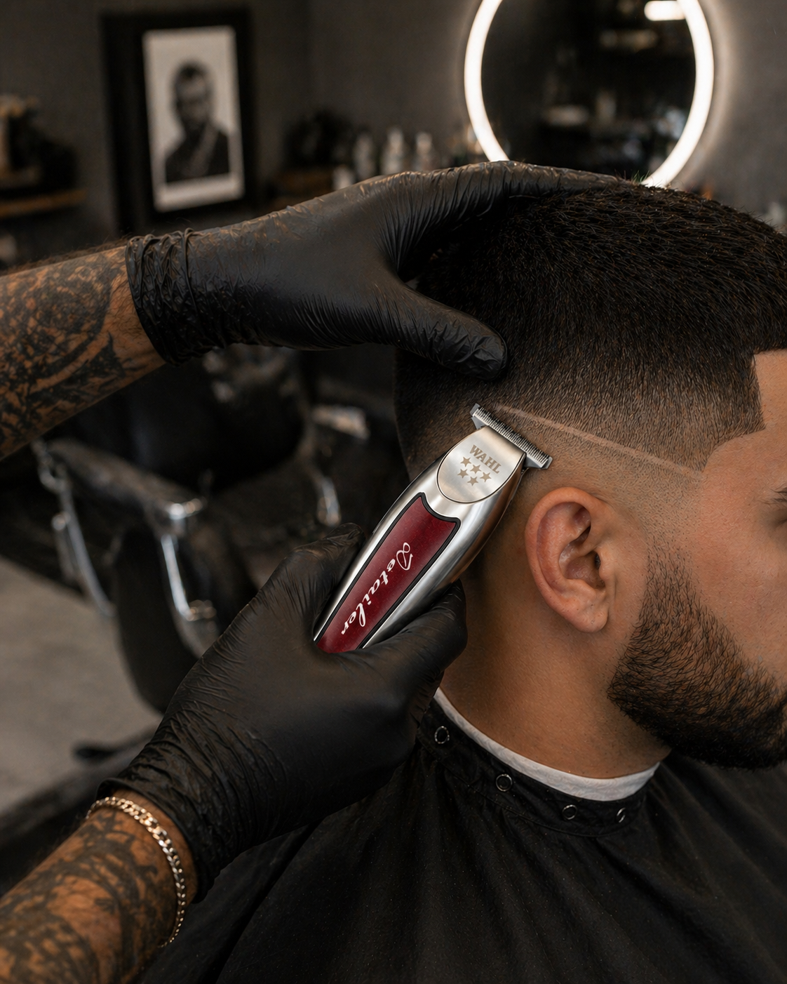 WAHL Cordless Detailer Trimmer Kabelloser professioneller Konturen-Haarschneider