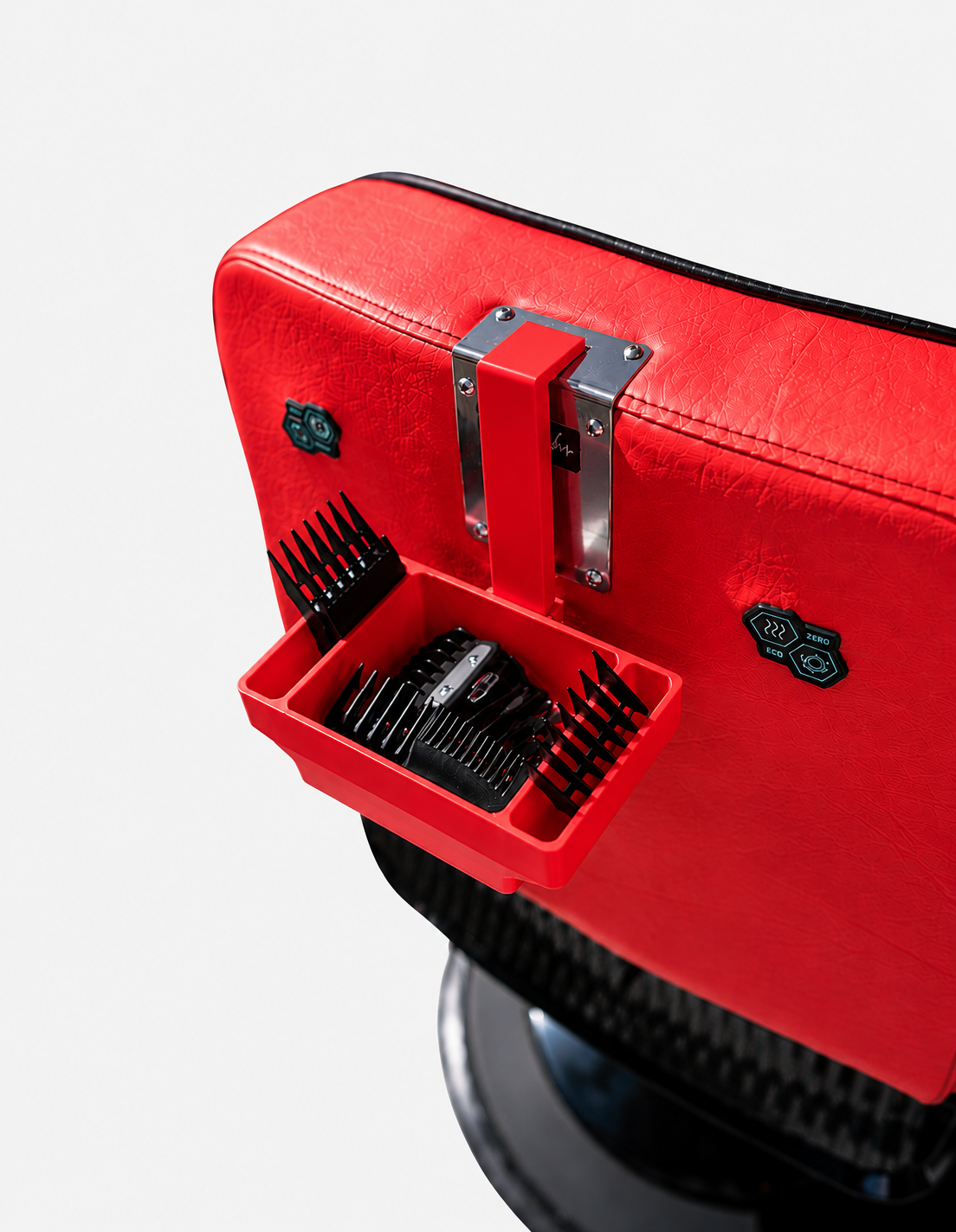 JBS Guard Caddy – Organizador de pentes de máquina para cadeira de barbeiro