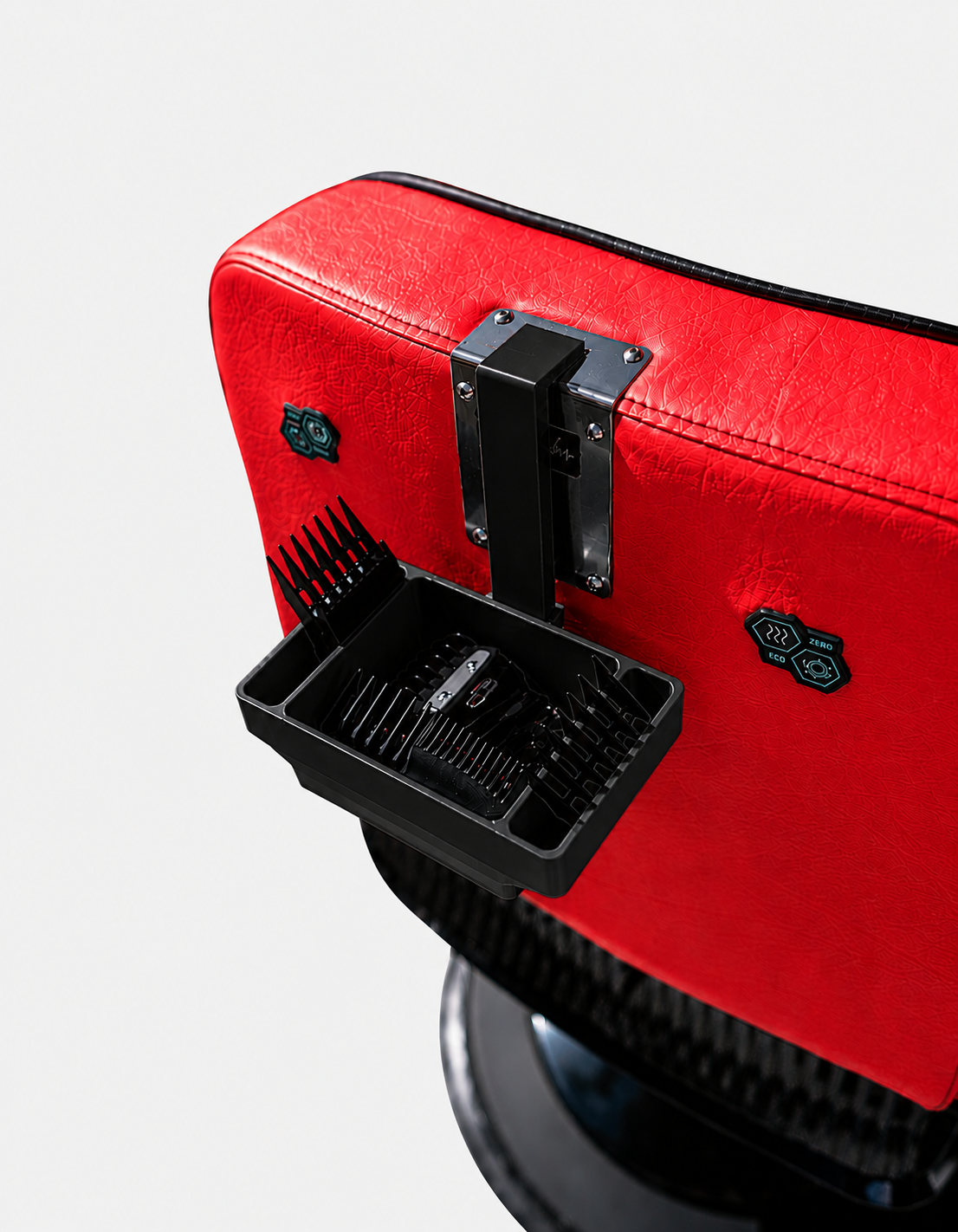 JBS Guard Caddy – Organizador de pentes de máquina para cadeira de barbeiro