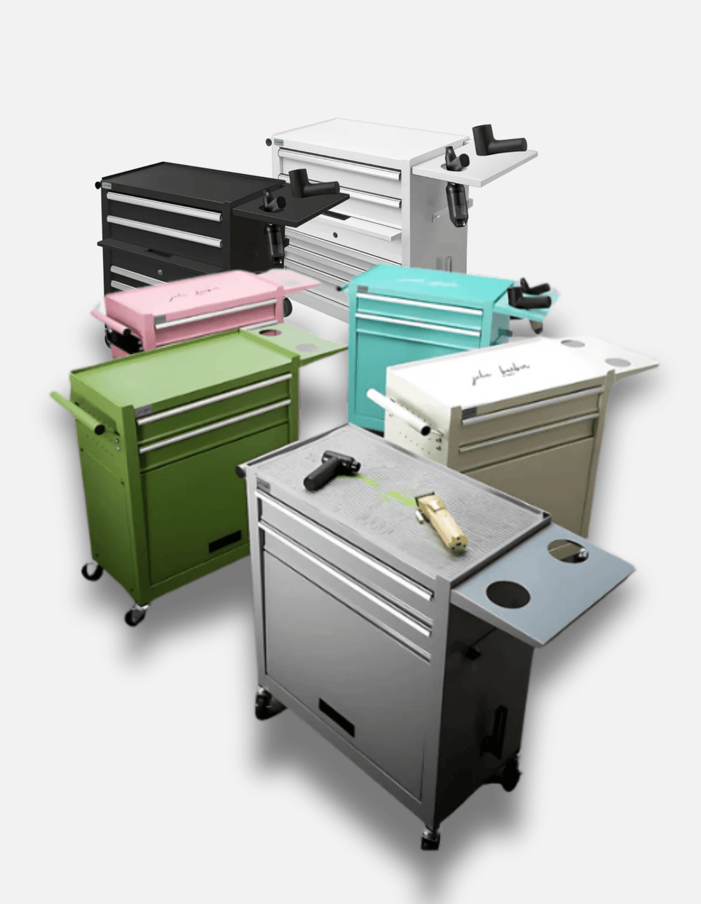 johnbarbersons Barber Trolley in various colors