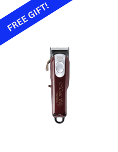 Free Gift! WAHL Professional Magic Clip Cordless Clipper BURGUNDY