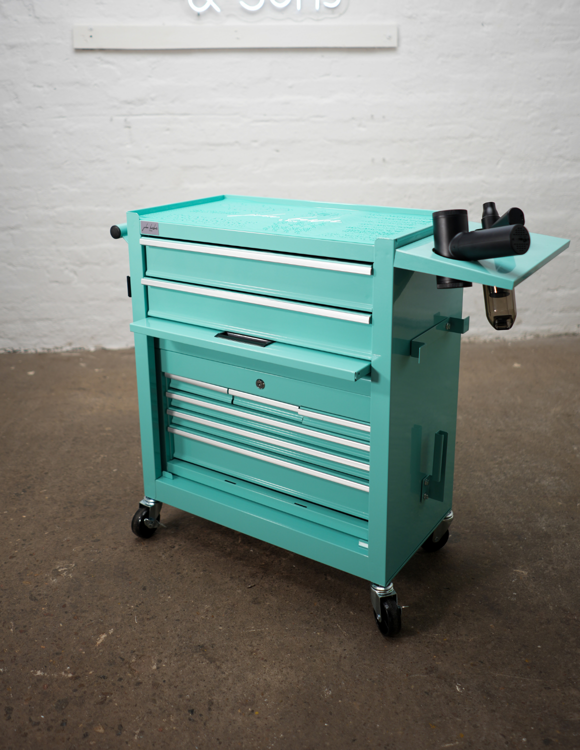 johnbarbersons Barber Trolley in Turquoise