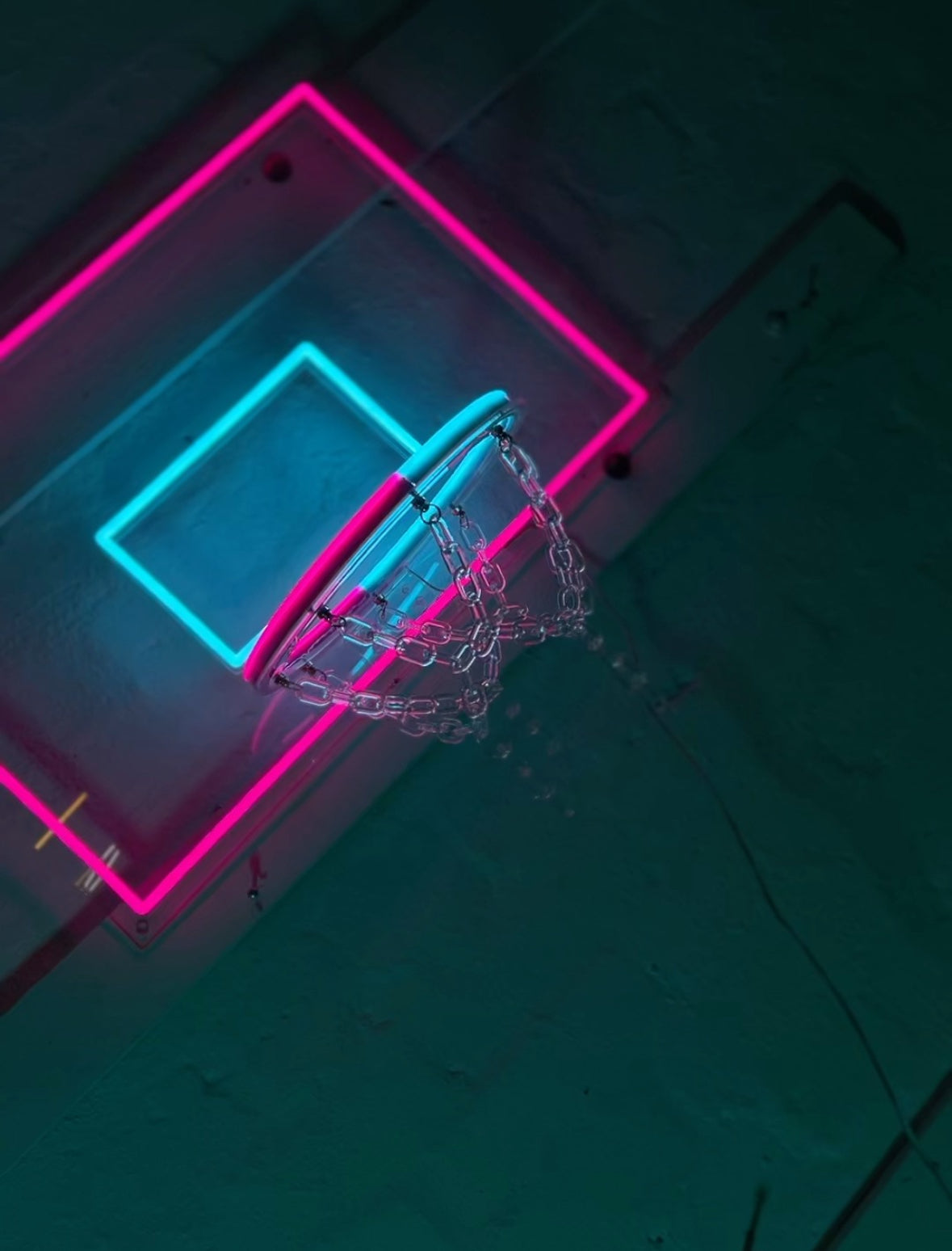 Panier de basket NEON Design "Hoop Neon