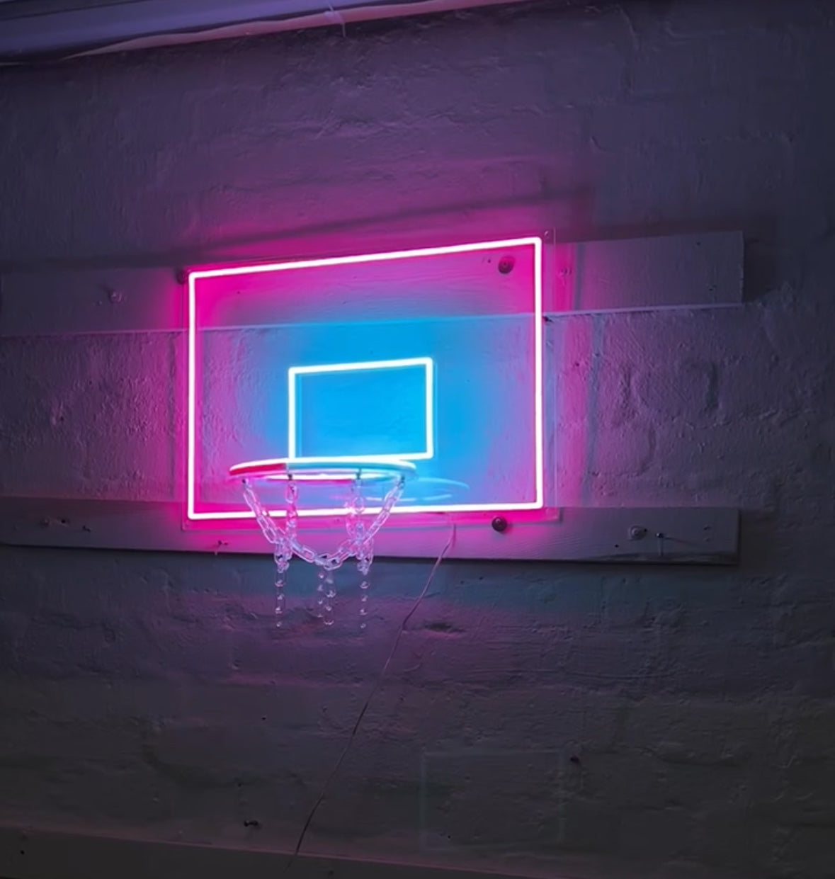 Μπάσκετ στεφάνι NEON Design "Hoop Neon"