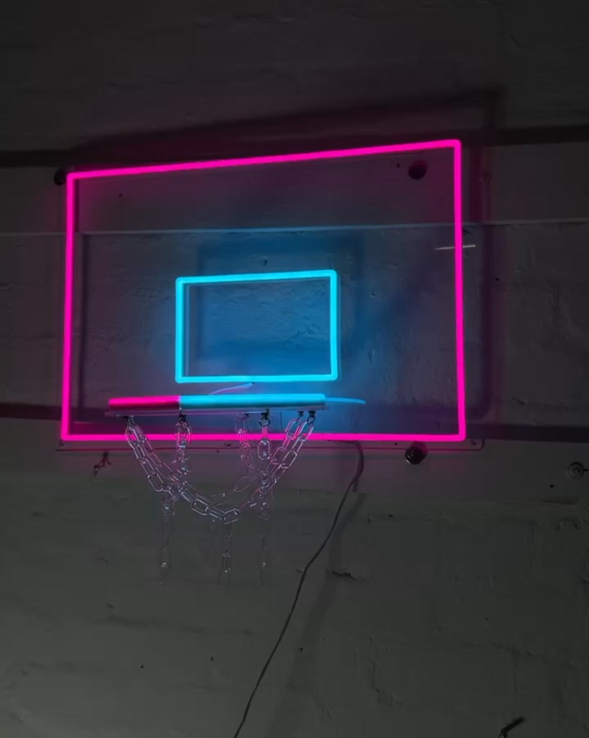 Canestro da basket NEON Design "Hoop Neon