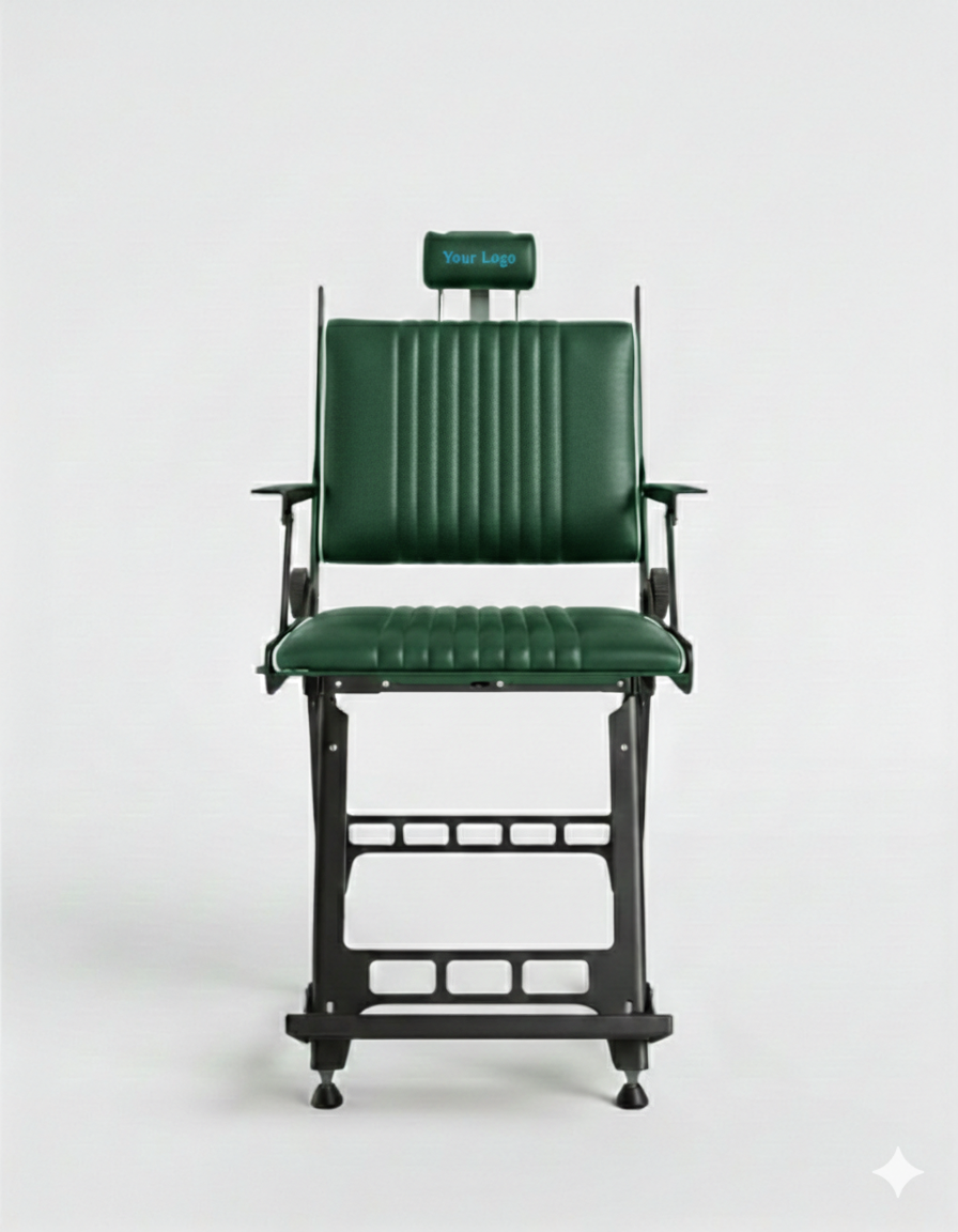 JBS Move 1.0 mobile and foldable barber chair for barbershop, salon, and beauty use