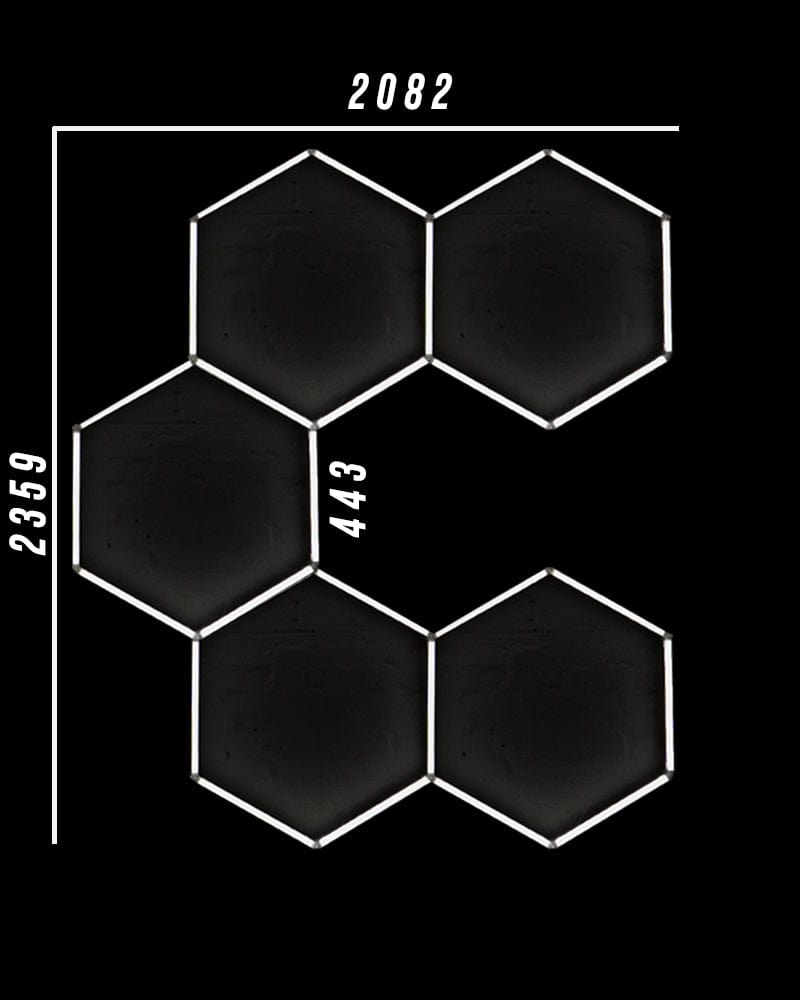 John Barber & Sons MULTI 5- GRID Hexagon LED Performance Light Set