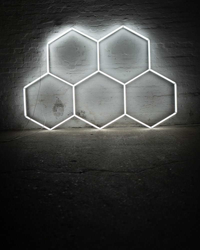 Ensemble de 5 lumières de performance DEL hexagonales GRID MULTI