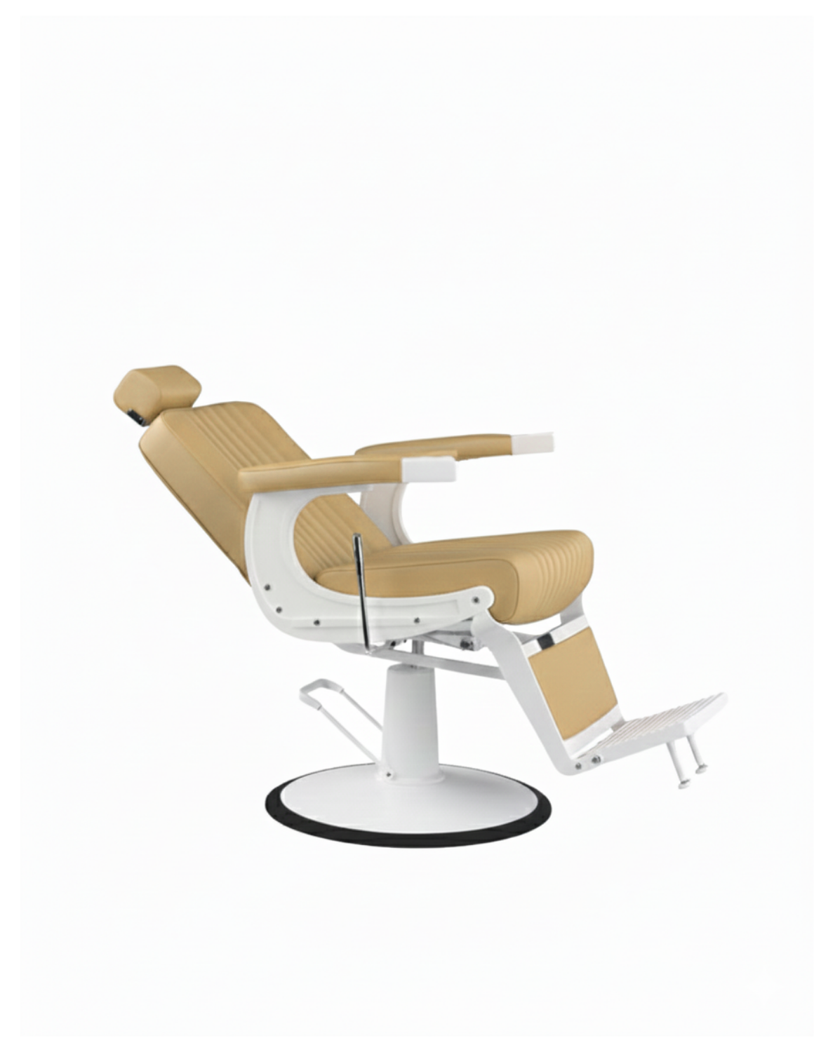 New School Champagnerbeige mit weißem Rahmen