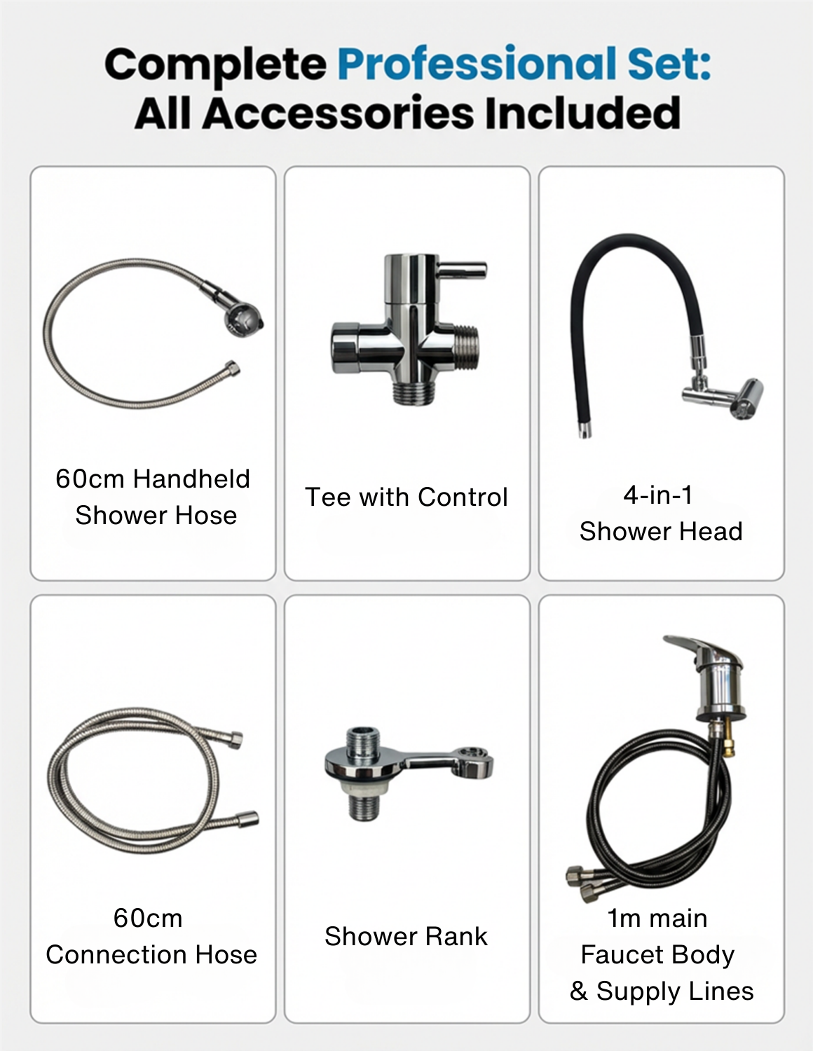 Universal 4-in-1 Head-Spa-Umrüst-Armatur