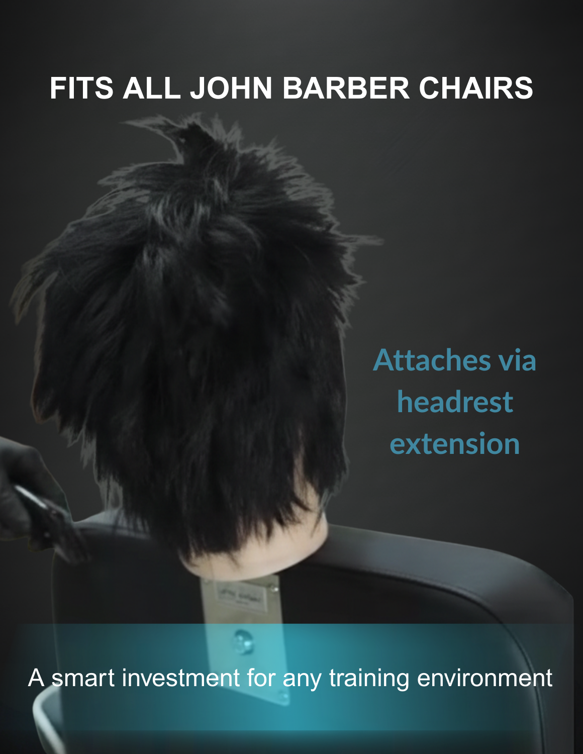 MULTI USE Barber Herren Friseur Übungskopf Kopf Bart Haare die nachwachsen Mannequin mehrmals verwendbar