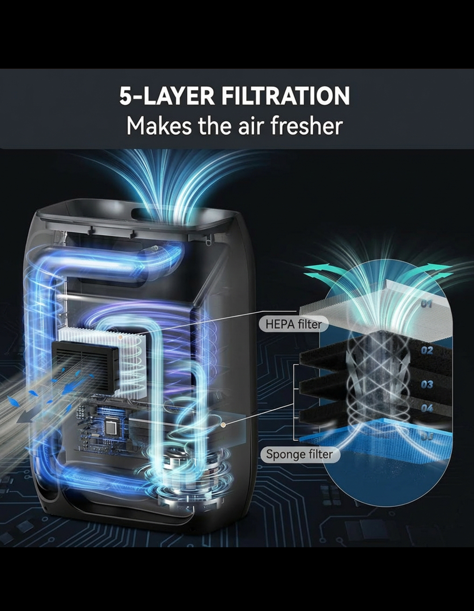 Studio Sweep 1.0 barber and salon vacuum cleaner with automatic sensor and extension hose, bagless with filter