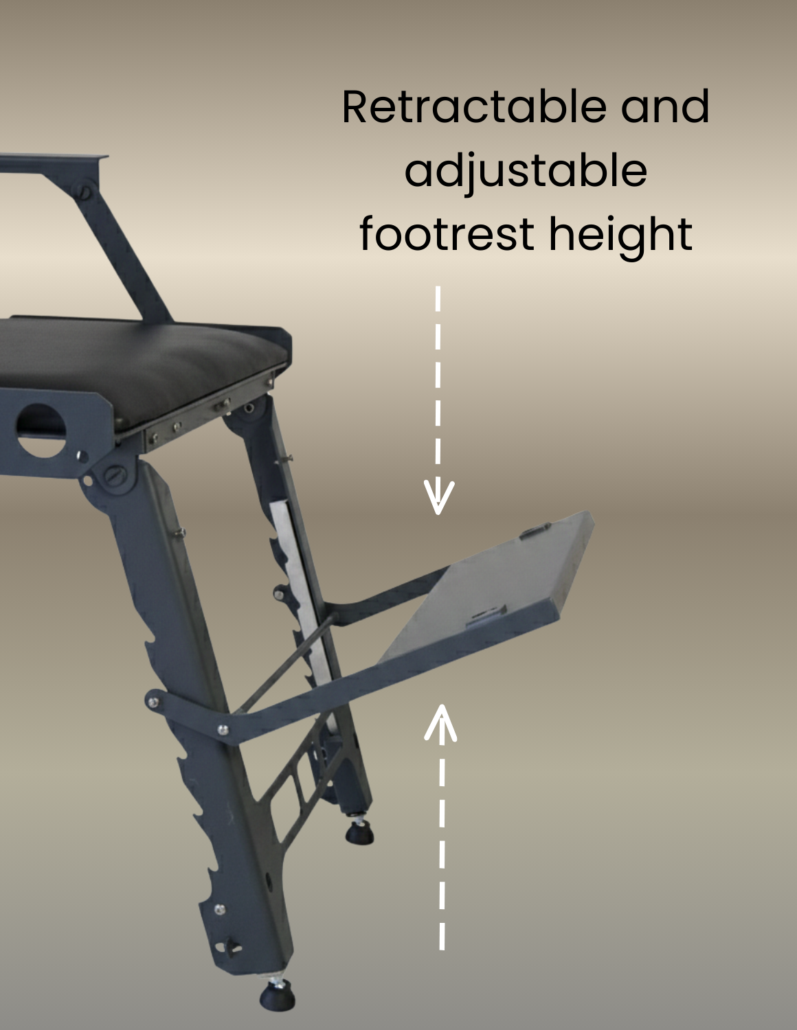 JBS Move 1.0 mobile and foldable barber chair for barbershop, salon, and beauty use