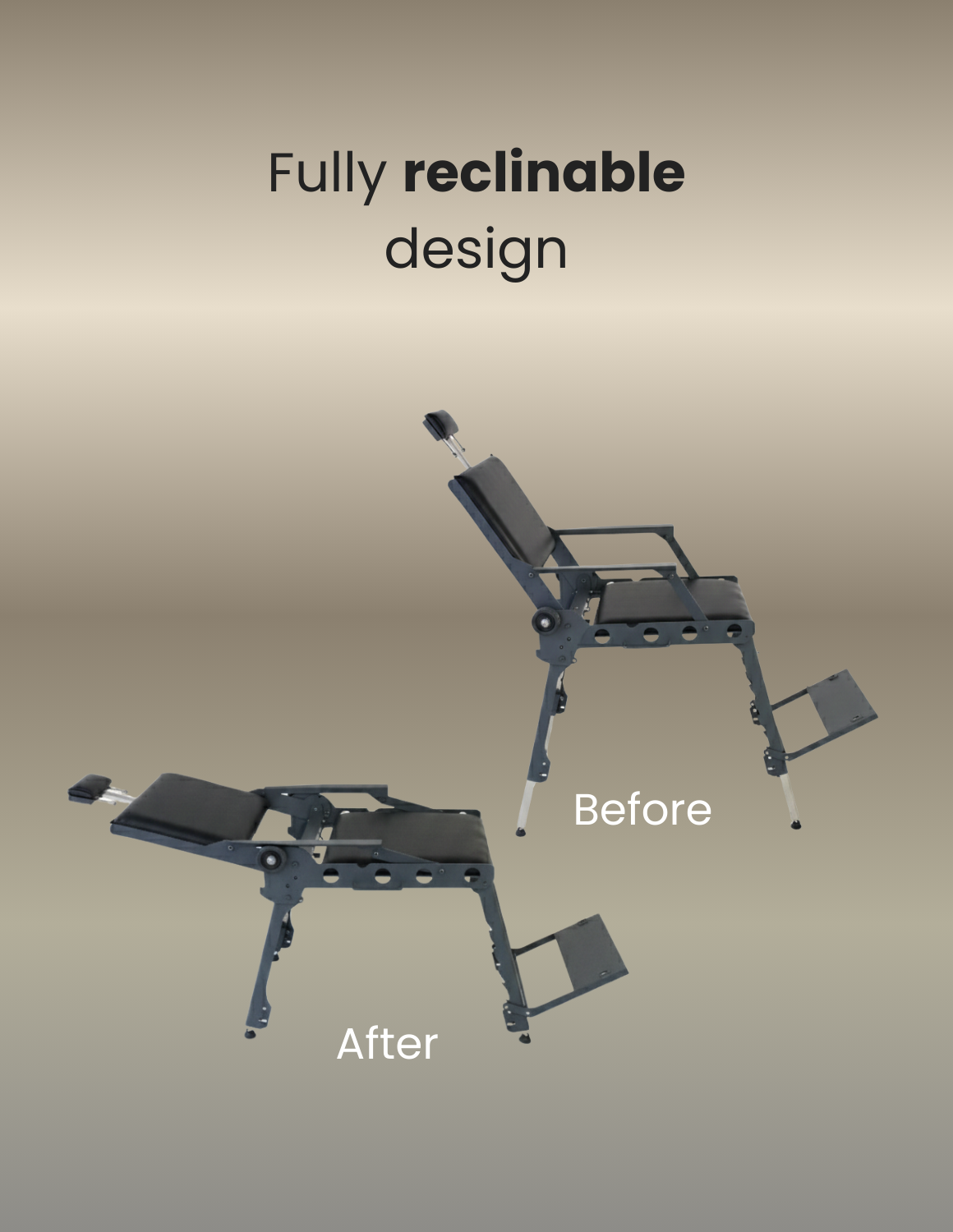 JBS Move 1.0 mobile and foldable barber chair for barbershop, salon, and beauty use