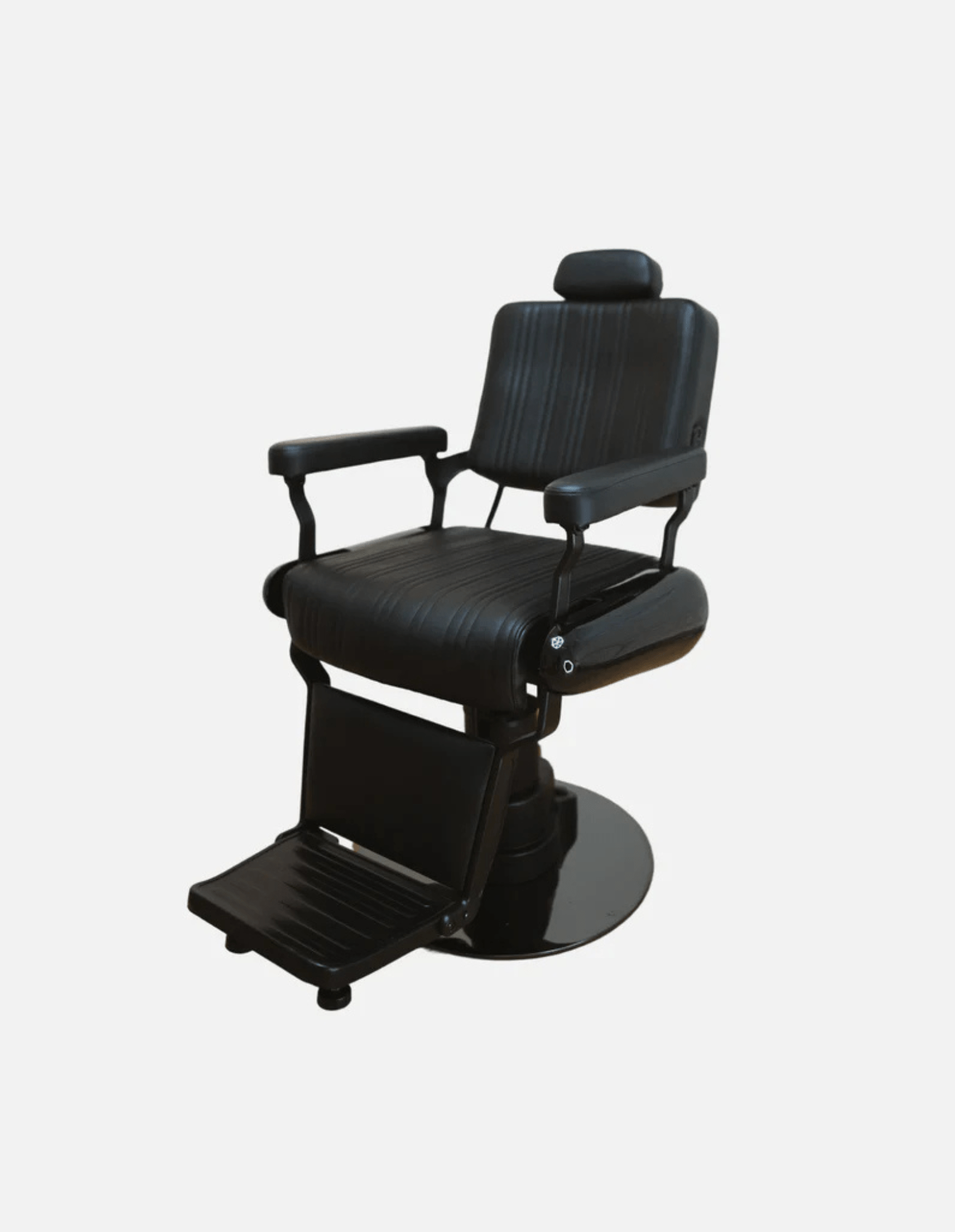 johnbarbersons New School Evolution Black Wireless electric bar stool with battery