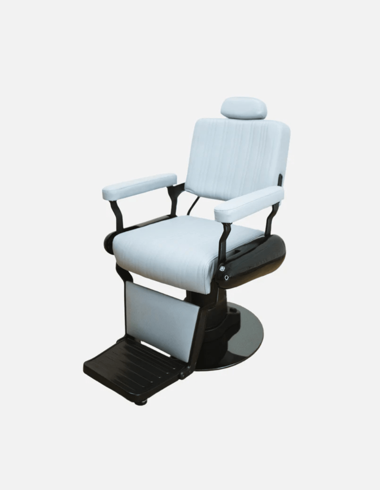 johnbarbersons New School Evolution Gray Wireless electric bar stool with battery