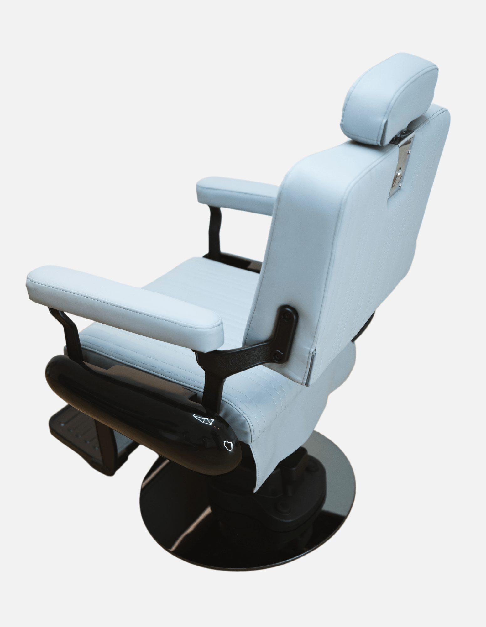 johnbarbersons New School Evolution Gray Wireless electric bar stool with battery