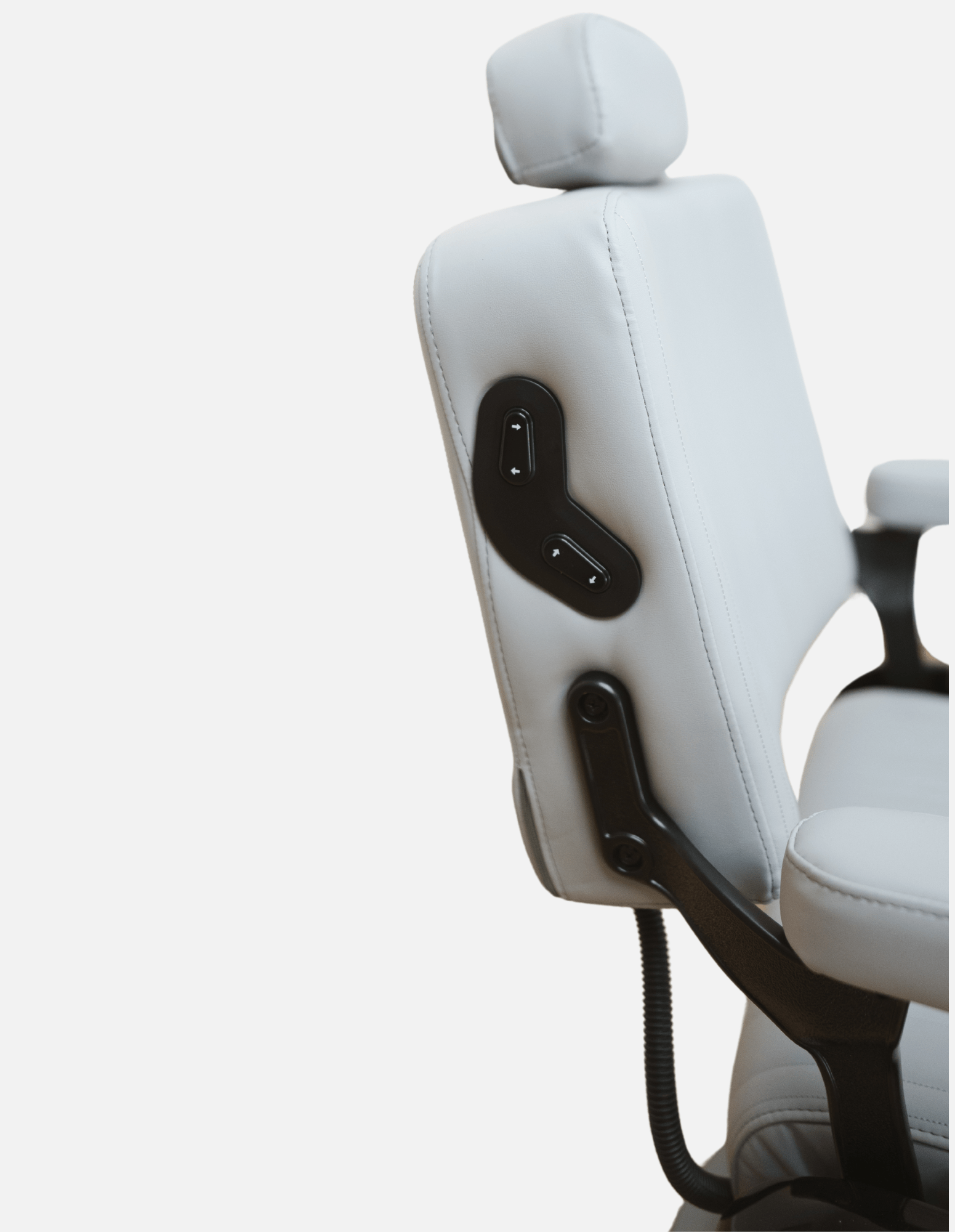 johnbarbersons New School Evolution Gray Wireless electric bar stool with battery