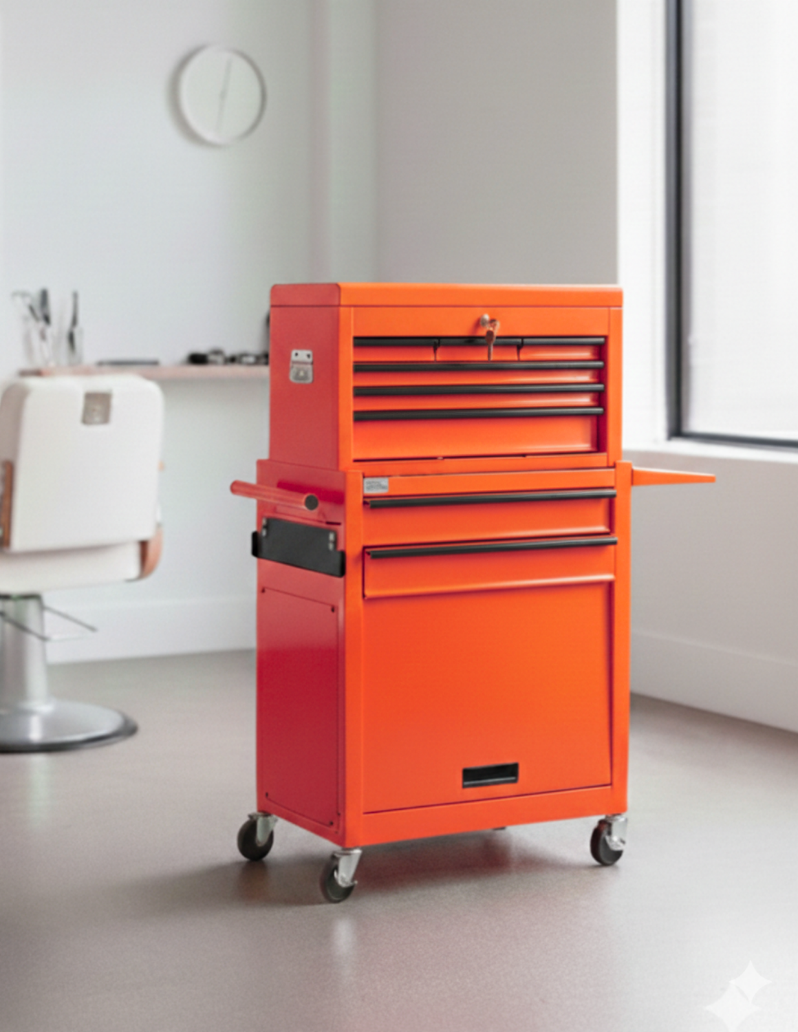 BARBER TROLLEY PRO – Mobile Trolley in Various Colors – UV Sterilization – Barber Trolley