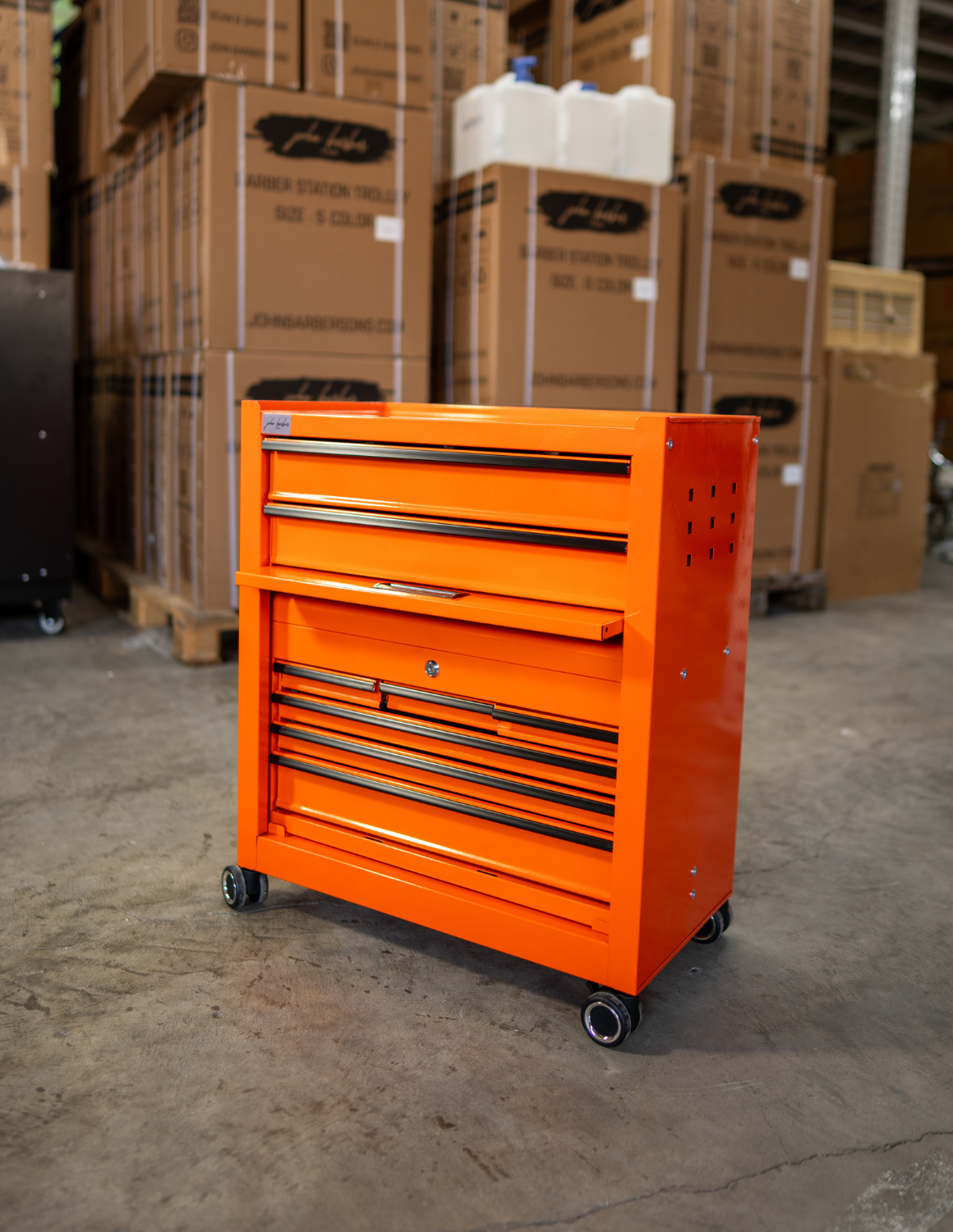 BARBER TROLLEY PRO – Κινητό καρότσι σε διάφορα χρώματα – Απολύμανση UV – Καρότσι κουρείου