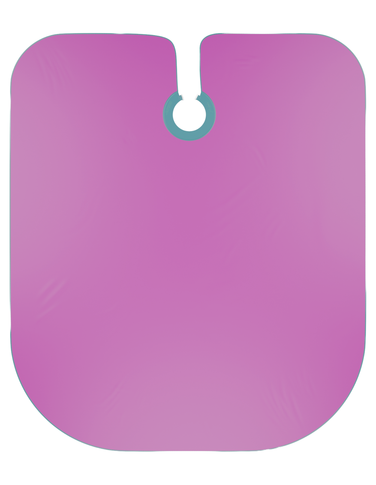 Elegant pink premium cape with optional logo branding