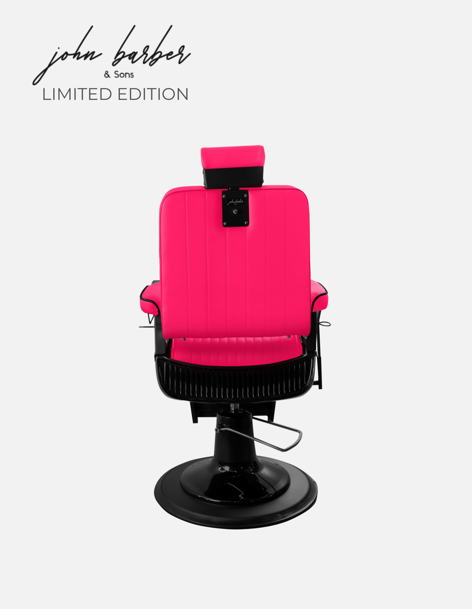 Ripped Guardian Barberstuhl Hot Pink Limited Edition für Friseursalon