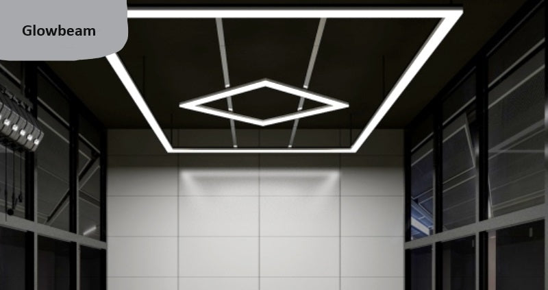 LED-belysningssystem Glowbeam 2,43m x 4,84