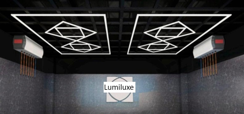 Sistema de iluminación LED Lumiluxe 2,43m x 4,84