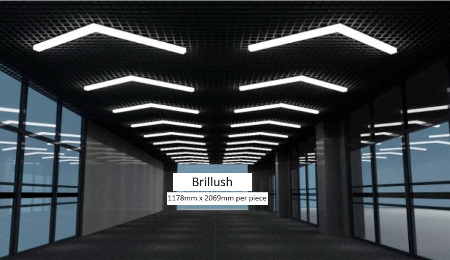 LED aydınlatma sistemi Brillush 1.17m x 2.06m